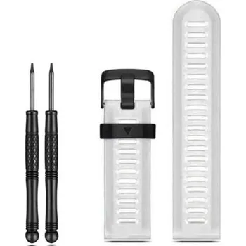 eses Silikonový řemínek pro Garmin - Bílý dírkovaný, 26 mm
