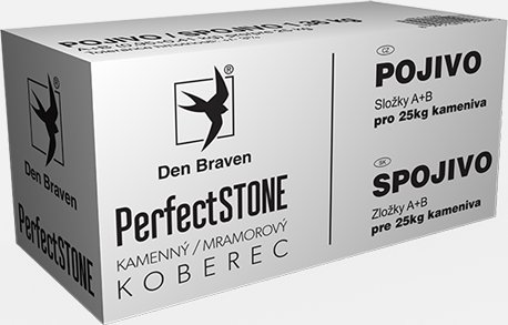 DEN BRAVEN Pojivo pro kamenný koberec A+B 1,36 kg na 25 kg /K1000/