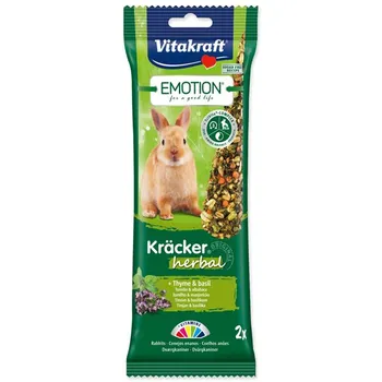 Krmivo pro hlodavce Vitakraft Emotion Kracker herbal králík 112 g