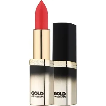 Rtěnka L’Oréal Paris Color Riche Gold Obsession rtěnka s 24 karátovým zlatem 7 ml Rouge Gold