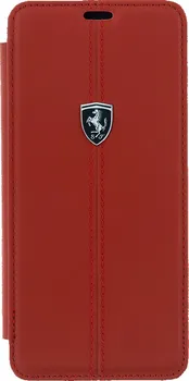 Pouzdro na mobilní telefon Ferrari Heritage Book Case pro Samsung Galaxy S9 Plus červené