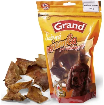 Pamlsek pro psa Grand Sušené ucho kousky 100 g