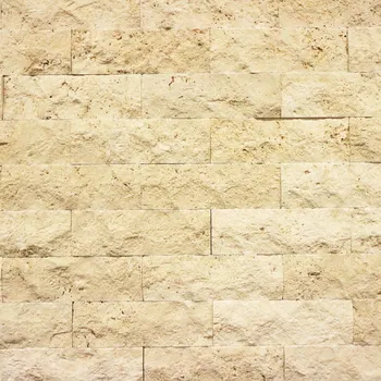 Obklad Přírodní obklad STONE travertin LIGHT TRAVERTINE SPLIT FACE 20,3 x 7,5 cm