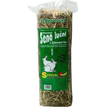 Krmivo pro hlodavce JLPproduct Seno s jablkem a banánem 15l - balení 12ks