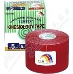 Tejp. TEMTEX kinesio tape červená 5cmx5m