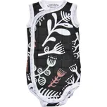 LODGER Romper Fold Over Botanimal Raven vel. 62