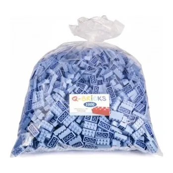 ostatní stavebnice Q-bricks kostky 4x2 - levandulová 1000 ks