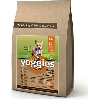 Yoggies Dog All Life Stages Medium/Large Active Duck/Venison, 4 kg