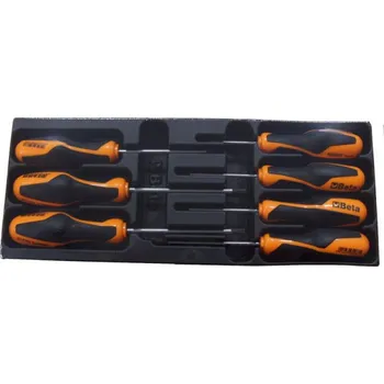 Šroubovák SADA ŠROUBOVÁKŮ-MODEL 2424/T207 7KS VE VLOZCE Z PCV (Tvrdá přihrádka tvarovaná za tepla, se sadou nástrojů)