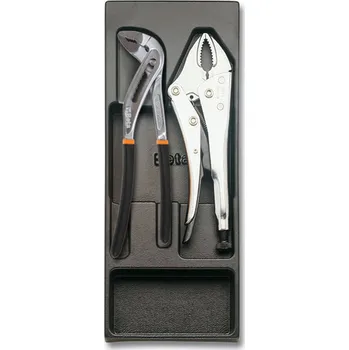 Kleště SADA KLEŠTÍ -MODEL 2424/T153 2KS V PODESTĚ Z PVC (Tvrdá přihrádka tvarovaná za tepla, se sadou nástrojů)