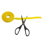 LOGILINK Stahovací pásek se suchým zipem L:4m W:16mm žlutá