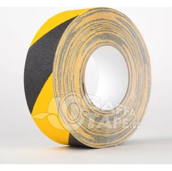 Lepicí páska Bezpečnostní páska protiskluzová žluto-černé pruhy