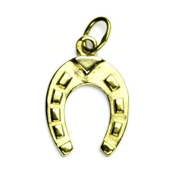 Přívěsek Zlatý přívěsek, podkova, žluté zlato, zlatá podkova, P 20