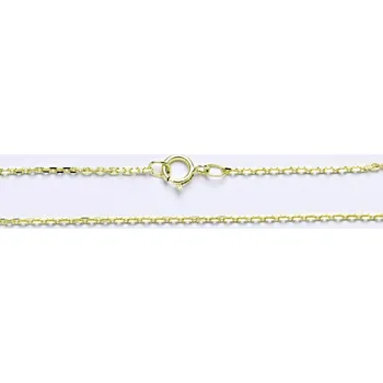 Řetízek Zlatý řetízek, žluté zlato Anker broušený 0,35 různé délky