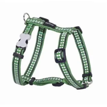 Postroj pro psa Red Dingo Bones Rfx postroj zelený