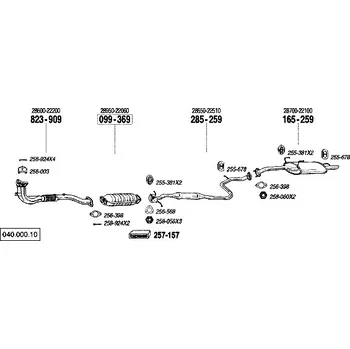 Matice matice Bosal 258-060
