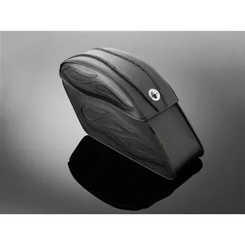 Zavazadlo na motocykl Highway Hawk Highway Hawk H02-2803 Brašny Flame zámek TEK kůže černá 2ks Černá