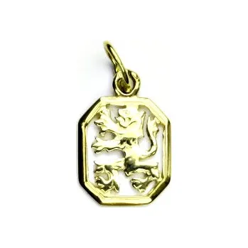 Přívěsek Zlatý přívěsek, žluté zlato, Český lev, přívěsek ze zlata, P 124
