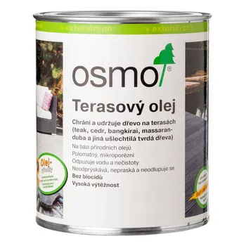 Olej na dřevo Osmo Color terasový olej 25 l Týk