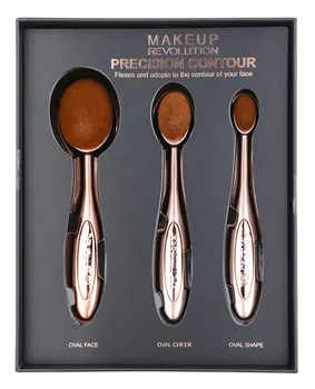 Kosmetický štětec Makeup Revolution Pro Precision Brush sada konturovacích štětců 3 ks