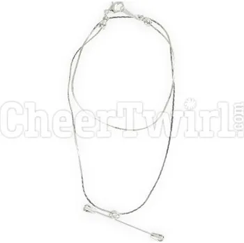 Řetízek Řetízek s mažoretkovou hůlkou (stříbrný)