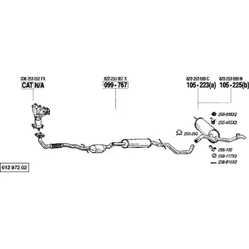 závěsná guma Bosal 255-455