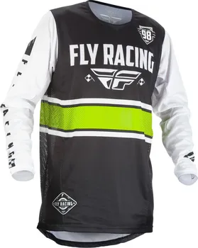 Moto dres Fly Racing Kinetic Era 2018 dres bílý/černý