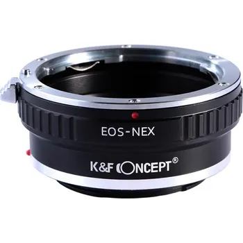Redukce K&F Concept z objektivu Canon EOS na SONY E (Umožní nasadit objektiv s bajonetem EOS na fotoaparáty SONY E-MOUNT)