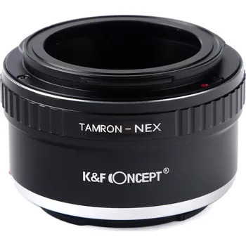 Redukce K&F Concept z objektivu Tamron Adaptall 2 na SONY E (Umožní nasadit objektiv s bajonetem Tamron II na fotoaparáty SONY E-MOUNT)
