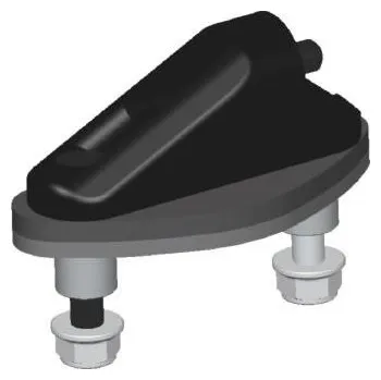 Motodíl Rizoma Montážní adaptér BS791B zrcátka do kapotáže - TRIUMP Daytona 675 R, černý Černá