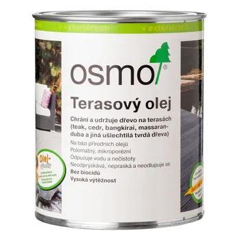 Olej na dřevo OSMO Color terasový olej 25 l Modřín
