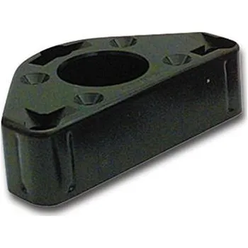 Nábytkové kování CAMAR horní příruba Unico šroubovací plast černý STANDART