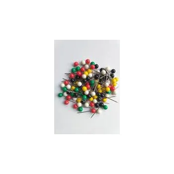 Mapové špendlíky s barevnou hlavičkou