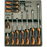 SADA ŠROUBOVÁKŮ-MODEL 2424/T167 11KS V PODESTĚ Z PVC. (Tvrdá přihrádka tvarovaná za tepla, se sadou nástrojů)