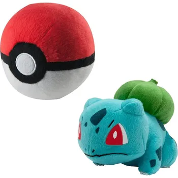 plyšák Tomy Pokémon Bulbasaur s Poke Ball 15 cm