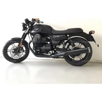 Koncovka výfuku Mistral Mistral MG V7 III (E4) kulaté koncovky Exclusive inox černé Černá - matná