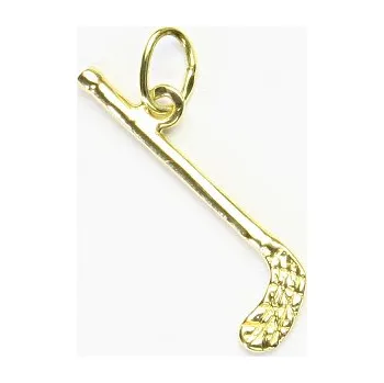 Přívěsek Zlatý přívěsek, žluté zlato, florbalka, P 422