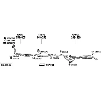 závěsná guma Bosal 255-023