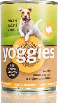 Krmivo pro psa Yoggies Konzerva pro psy batáty/olej z bodláku