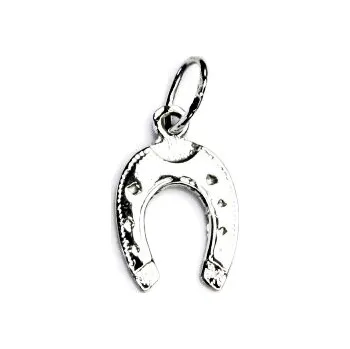 Přívěsek Zlatý přívěsek, podkova, bílé zlato, zlatá podkova, P 10