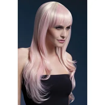 Karnevalová maska Smiffys Sienna deluxe - blond/růžová