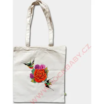 Taška - Vlaštovky a růže tattoo