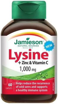 Kloubní výživa Jamieson Lysin 1000 mg se zinkem a vitamínem C 60 tbl.