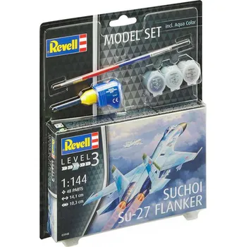 Plastikový model Revell ModelSet Suchoi Su-27 Flanker 1:144