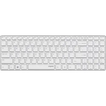 Klávesnice Rapoo E9110 CZ/SK bílá