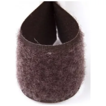 Zip Suchý zip 30 mm hnědý, smyčky