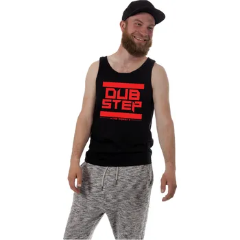 Pánské tílko Pánské tílko Dubstep Velikost: XL, Barva: Černá - Design 4