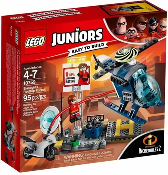 Stavebnice LEGO LEGO Juniors 10759 Elastižena: pronásledování na střeše