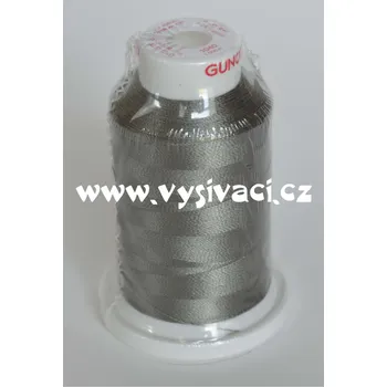 Nit vyšívací nit Gunold Sulky šedá 1040, návin 1000m, viskóza Jednotka: 1 kón návin 1000m