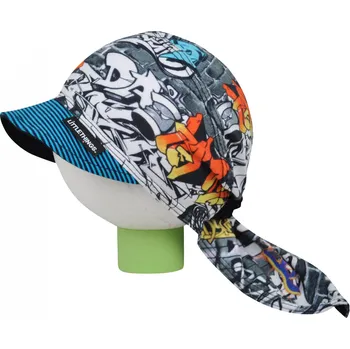 Šátek dětský bavlněný pirátský šátek na hlavu graffiti